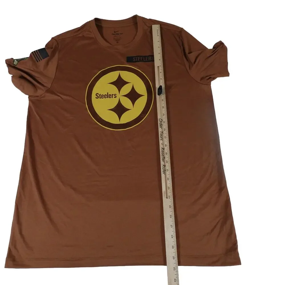 Pittsburgh Steelers Nike Dri-Fit NFL Performance Military T-Shirt Men's XL